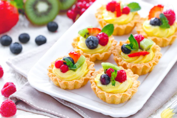 cestini crema e frutta